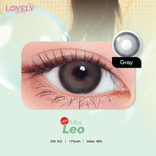 คอนแทคเลนส์ Mini Leo Brown / Gray (Lovely) ขนาดมินิ 💙
