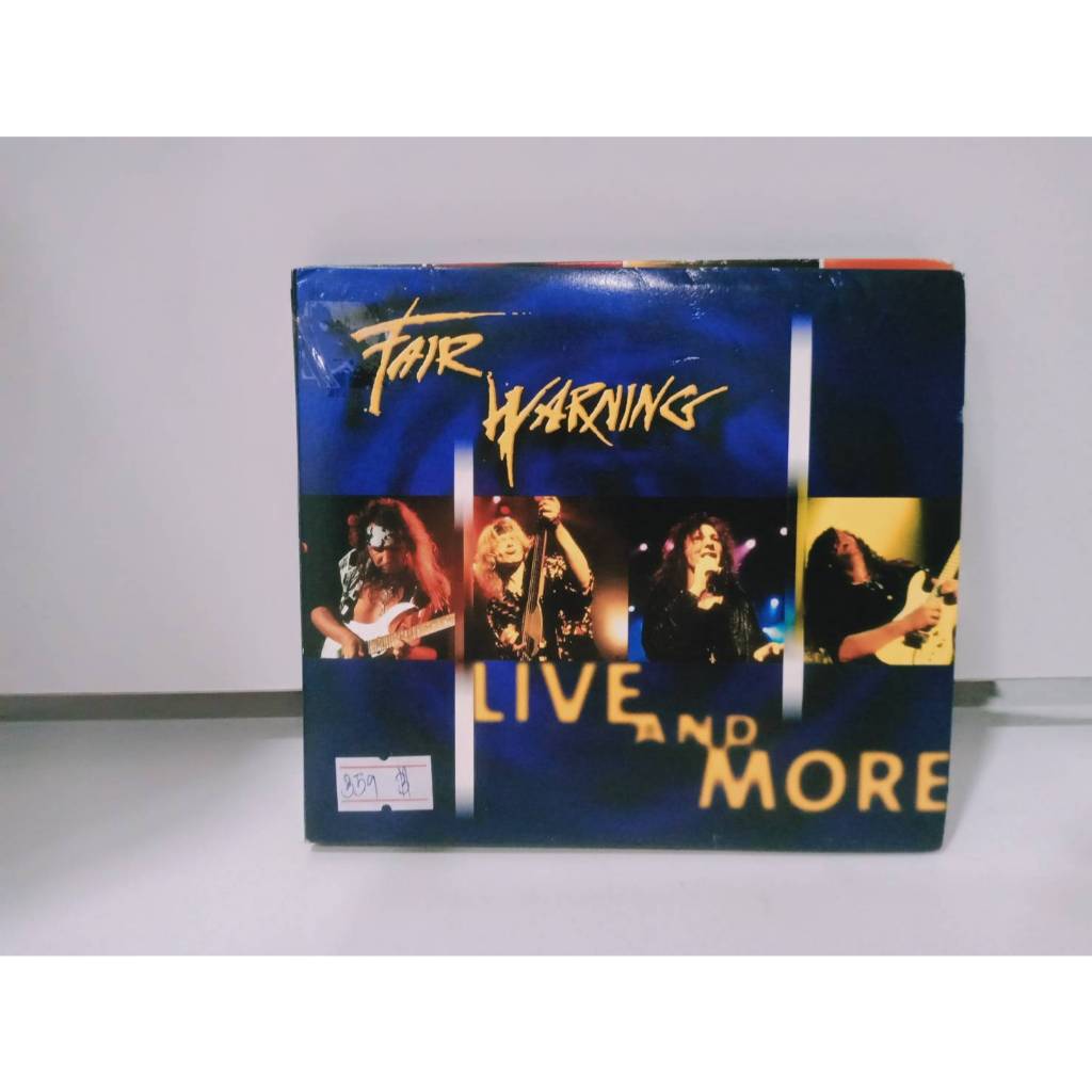 2  CD MUSIC ซีดีเพลงสากล FAIR WARNING Live and More  (A7H43)