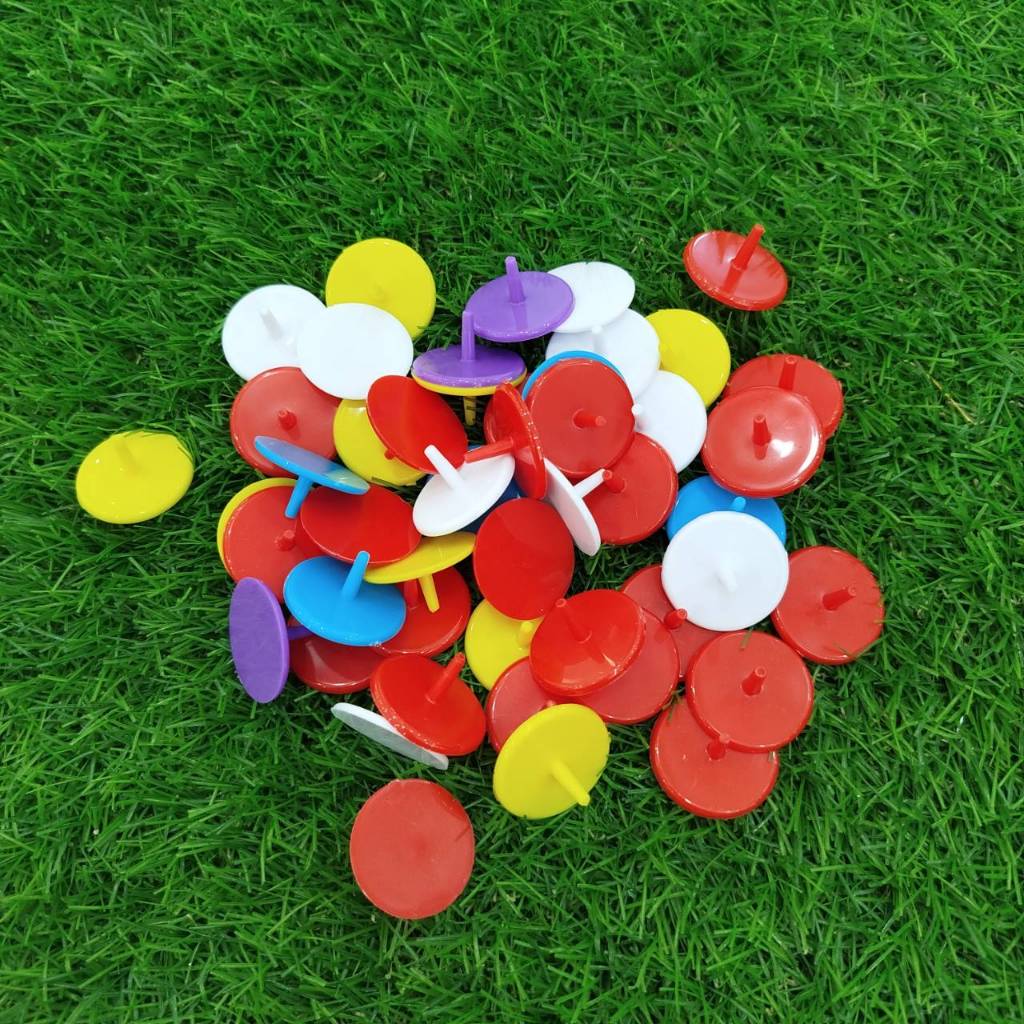 Golf Marker ขนาด 24 mm. มาร์คเกอร์กอล์ฟ คละสีสัน ช่วยให้มองเห็นได้ชัดเจน TT001