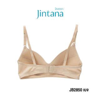 Jintana เสื้อชั้นใน จินตนา รุ่น Basic รหัส JB2850 (ไม่มีโครง) สีขาว เสื้อในไม่มีโครง ผ้านิ่ม ใส่สบาย ระบายอากาศ