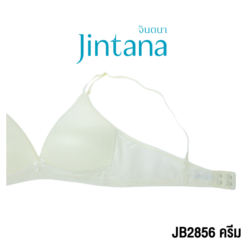 Jintana เสื้อชั้นใน จินตนา รุ่น Basic รหัส JB2856 (ไม่มีโครง) สีขาว เสื้อในไม่มีโครง เก็บกระชับ ใส่สบาย ราคา ถูกที่สุด ดีลบีเคเค แกลเลอรีภาพที่ 2