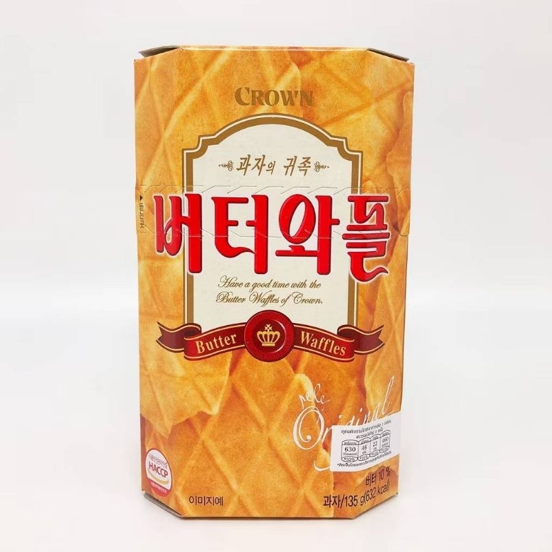 Crown butter waffle 1กล่อง มี 2ซอง