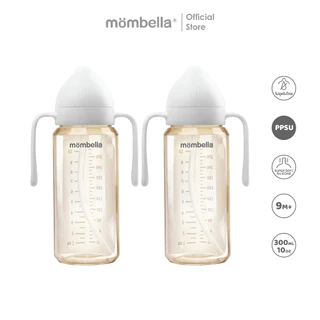 Mombella แก้วหัดดื่ม Classic PPSU พร้อมมือจับ เหมาะสำหรับทารก 9 เดือนขึ้นไป 10 ออนซ์ (300 มล.)