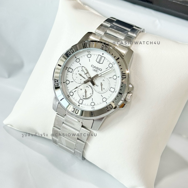 CASIO นาฬิกาผู้ชาย รุ่น MTP-VD300D-7E / MTP-VD300D / MTP-VD300 ประกันศูนย์เซ็นทรัล cmg