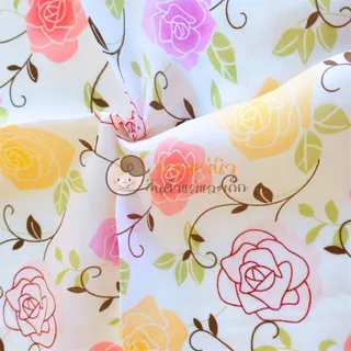 ผ้าเช็ดหน้า || ลายดอกไม้ || ผู้หญิง ผ้าเช็ดหน้าผู้ใหญ่ โทนสุภาพ ลายสวย ผ้าฝ้าย cotton100 ผ้าฝ้ายญี่ปุ่น