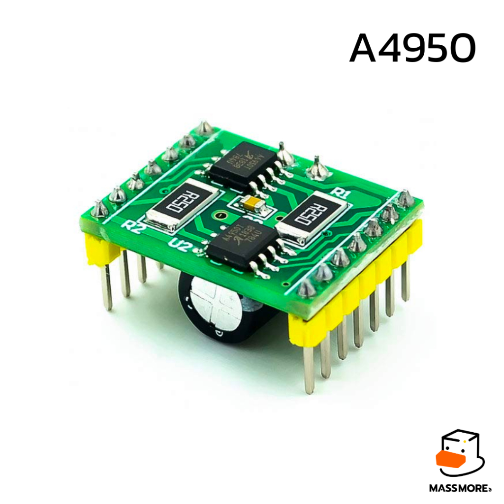 โมดูลขับมอเตอร์ A4950 2CH 3.5A Dual Channel H-Bridge DC Motor Driver ทดแทน TB6612 สำหรับ Arduino ESP32 Robot หุ่นยนต์