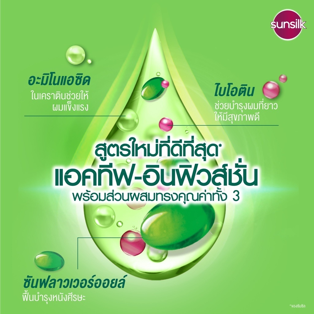 Sunsilk Shampoo 60ml ซันซิลแชมพูขนาด 60มล. - รูปที่ 3