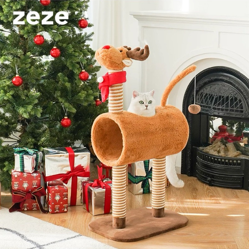 New! Zeze Reindeer Cat tree 🦌คอนโดกวางน้อย