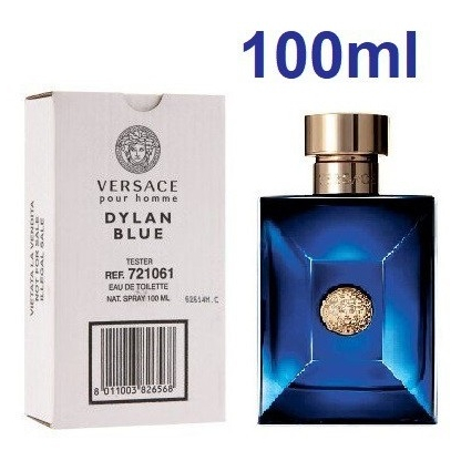 VERSACE DYLAN BLUE Pour Homme EDT 100ml (รุ่นเทสเตอร์กล่องขาว)