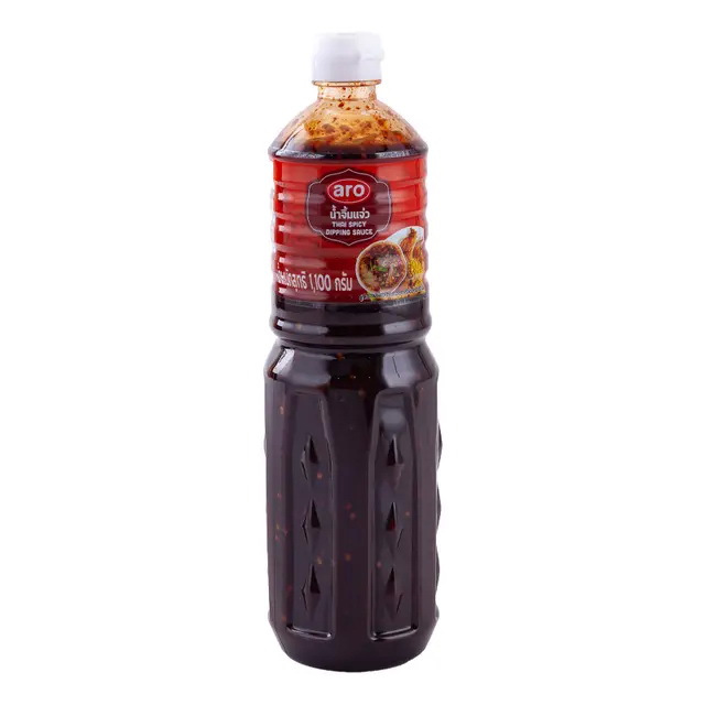 น้ำจิ้มแจ่วขนาด 1100 กรัม ตรา เอโร่ ARO Nam Jim Jaew 1.1 kg แซบนัว รสคงที่