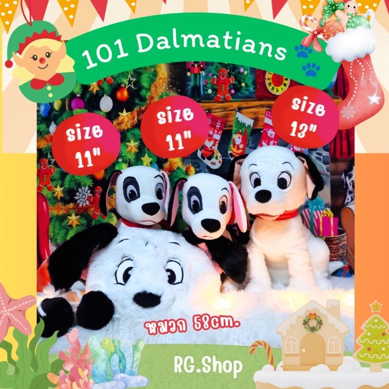 🐾 หมวกดิสนีย์​หมาจุด ตุ๊กตา​หมาจุด 101 Dalmatians 🎀