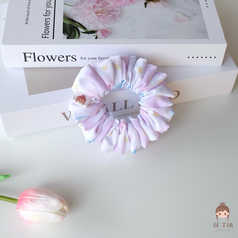 ยางรัดผม •BK-TIN HANDMADE• Vanda Orchid