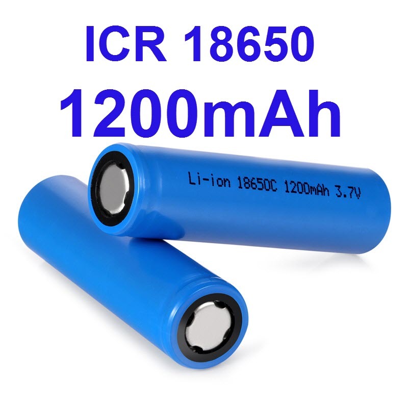 ส่งจากไทย ICR18650 1200mAh (2C 2.24) Lithium-ion พร้อมส่ง