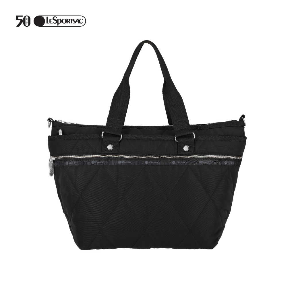 Lesportsac Quilt zip tote bag กระเป๋าถือ กระเป๋าสะพาข้าง Style 1532