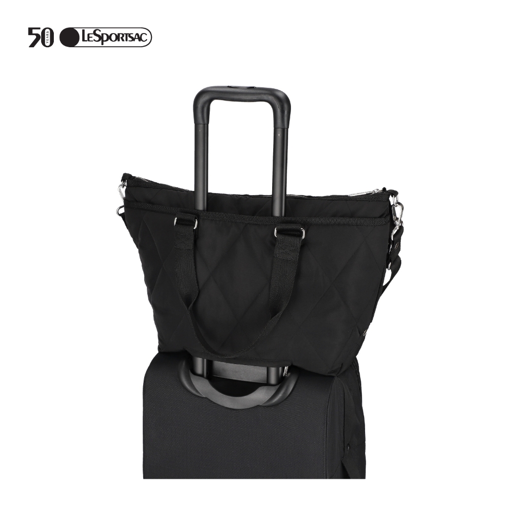 Lesportsac Quilt zip tote bag กระเป๋าถือ กระเป๋าสะพาข้าง Style 1532