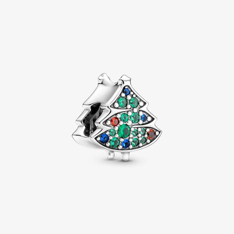(ของแท้ พร้อมส่ง) Pandora Christmas Tree Charm แพนโดร่าชาร์มต้นคริสต์มาส ของแท้ มือหนึ่งทุกชิ้น