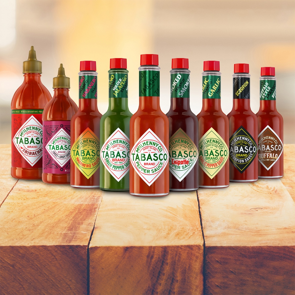 Authentic Tabasco Hot Sauces - Many Flavors Available! เพิ่มรสชาติให้ชีวิต: ซอสพริกทาบัสโก้แท้ - มีให้เลือกหลากหลายรสชาต