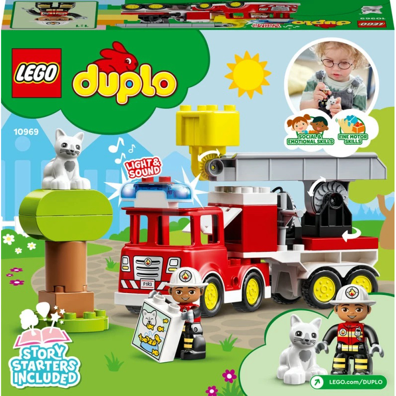 เลโก้ LEGO Duplo 10969 Fire Truck ของแท้ 100% มือหนึ่งกล่องสวยพร้อมส่ง
