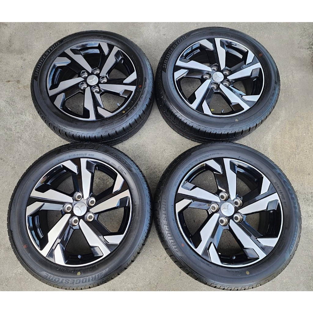 🔴ล้อ #เอ็กซ์แพนเดอร์ Mitsubishi Xpander ขอบ 17" + ยาง Bridgestone Ecopia EP150 205/55R17 ปี 23 *** ล