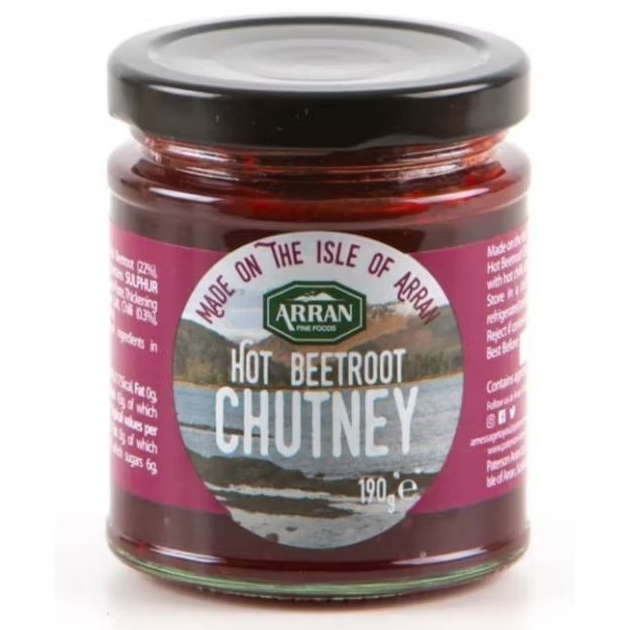 Arran Hot Beetroot Chutney 190g - อารันฮอตบีทรูทชัทนีย์ 190กรัม.
