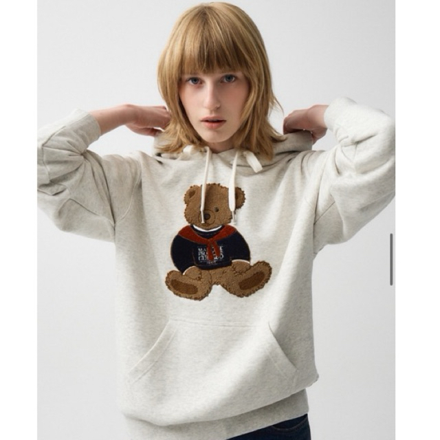 MR28_เสื้อฮู้ด Marithe น้องหมี(พร้อมส่ง)