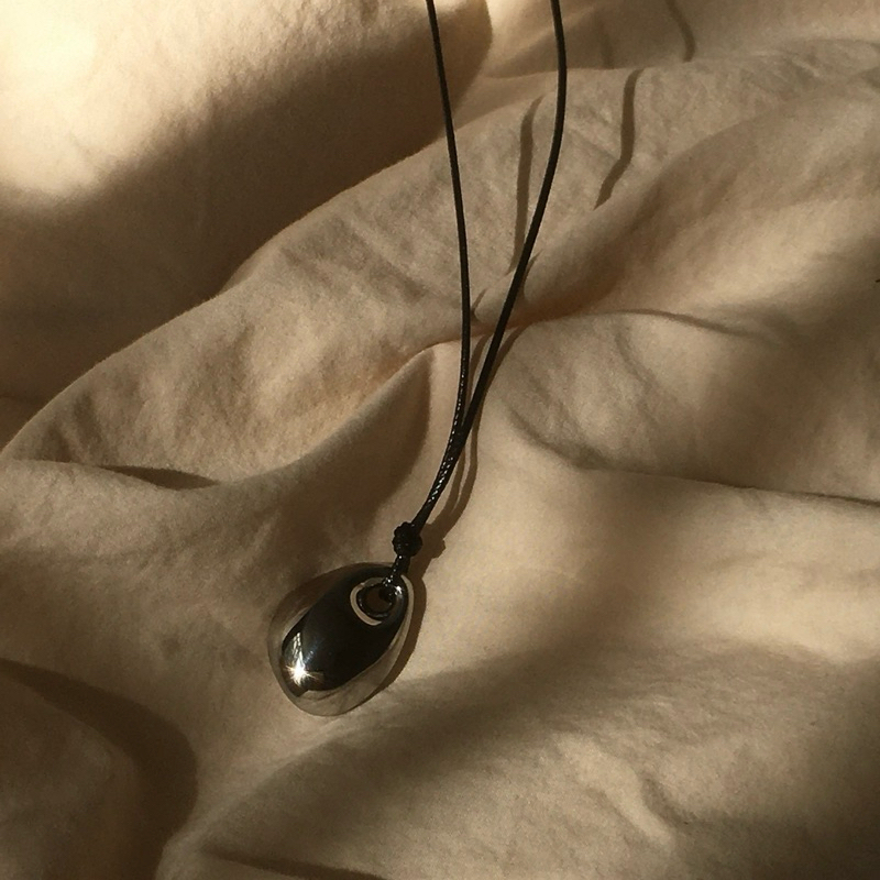 nylon long necklace ปรับสายได้ made in korea something about us
