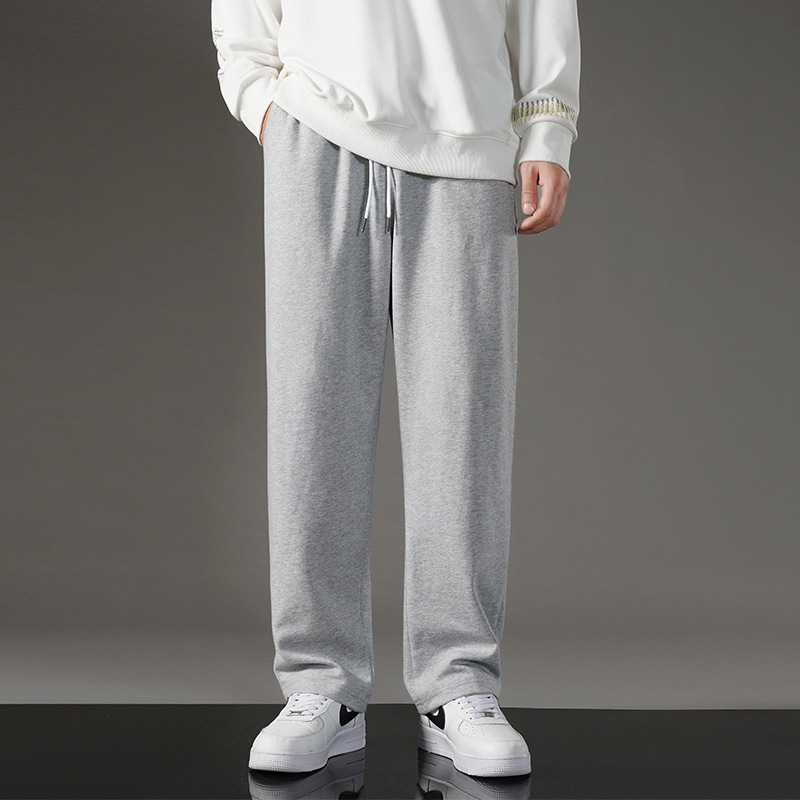 【พร้อมส่ง】กางเกงขายาวผู้ชาย เวลาว่าง กางเกงวอร์ม สีดำและสีเทา สรุปง่ายๆง่ายๆ  การออกกำลังกายที่เหมาะสม