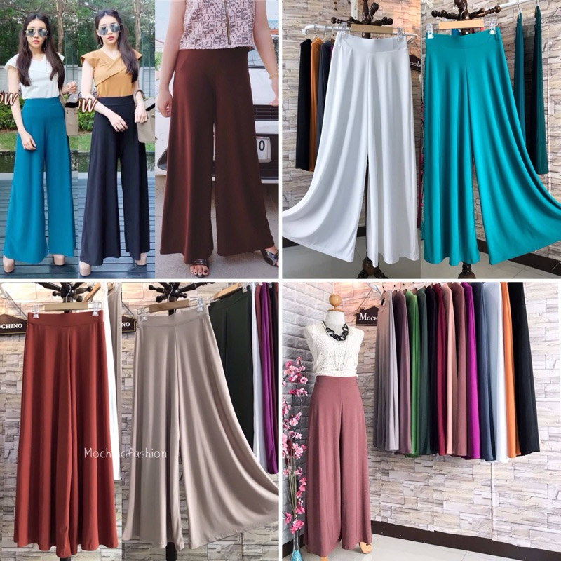 กางเกงขาบาน ทรงสวยใส่สบาย ยืดหยุ่นได้ดีใส่ได้ถึงเอว44" ยาว38“ งานเย็บไทยตรงปก มีหลายสีพร้อมส่ง เลือกในสต๊อคได้เลย
