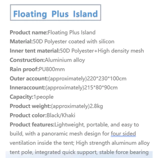 🔥พร้อมส่ง🔥 เต็นท์ Floating และ Floating Plus Vidalido พร้อมส่งจากไทย🇹🇭