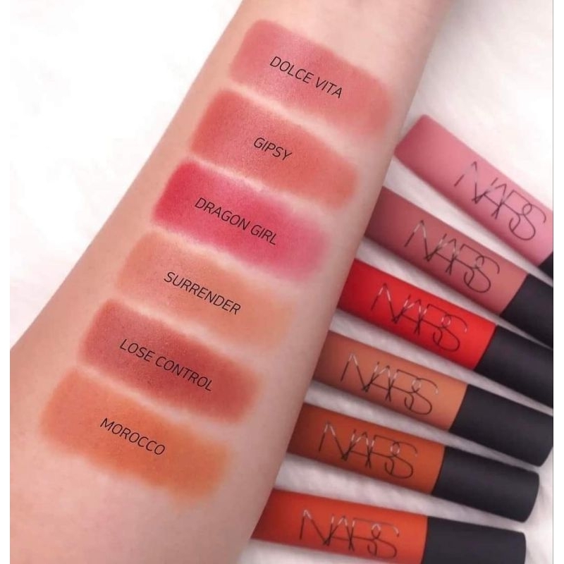 เหลือ 496 ฿ โค้ด [เก็บโค้ดหน้าร้าน] พร้อมส่ง NARS Air Matte Lipstick ป้ายไทย