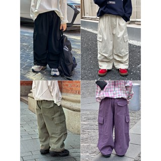 🛒พร้อมส่ง ☑️กางเกงคาโก้ขายาวเด็ก