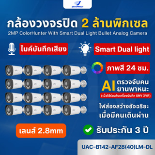 กล้องวงจรปิด 4/8/16 ตัว UNV 2 ล้านพิกเซล Analog รุ่น UAC-B14…