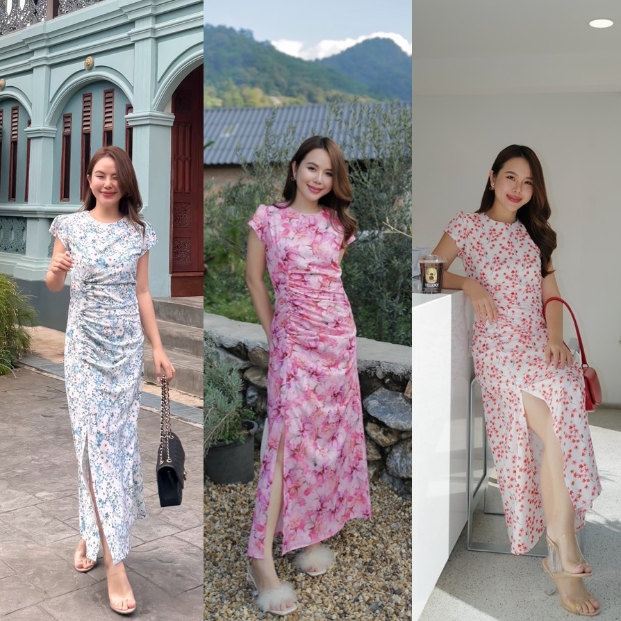Chic No.9 : Dress - Danika ชุดไปเที่ยว เดรสยาวออกงาน