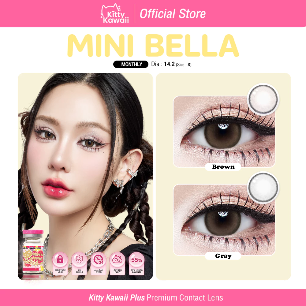 Kitty Kawaii Contact Lens : Mini Bella - คอนแทคเลนส์คิตตี้ คาวาอิ พัส (VIAL)