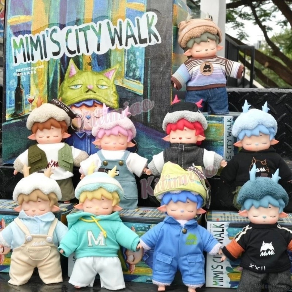 [ของแท้ พร้อมส่ง] (เลือกตัว ชก เช็คการ์ด) Heyone MiMi’s City Walk Seriesมีมี่ [WalenHouse]