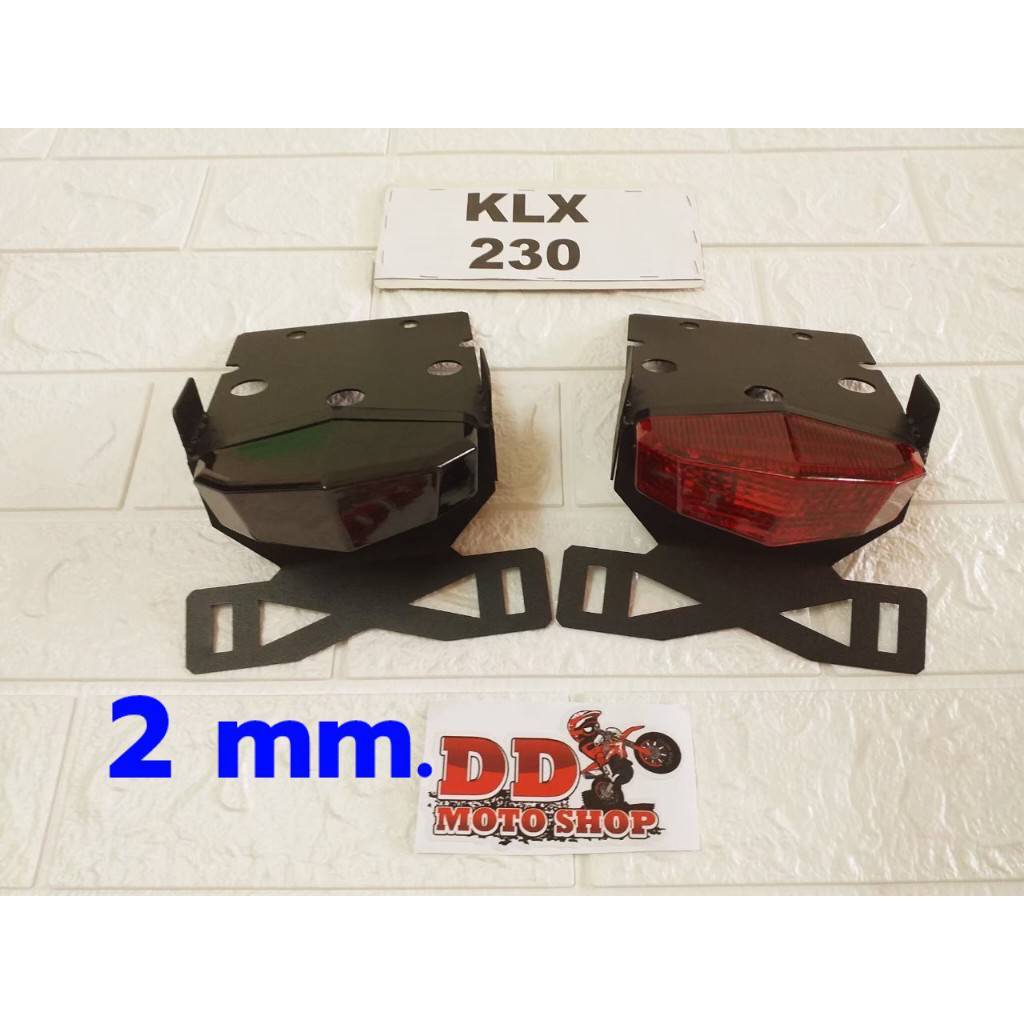 ท้ายสั้น KLX230 #มีไฟเลี้ยวในตัว #โครงเหล็กหนา 2 มม. ไฟท้าย KLX230 KLX230S KLX230SE KLX230SM