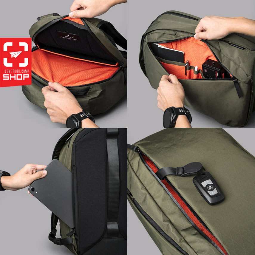 กระเป๋า Alpaka – Metro Backpack Pro – X-PAC ราคา ถูกที่สุด ดีลบีเคเค แกลเลอรีภาพที่ 8