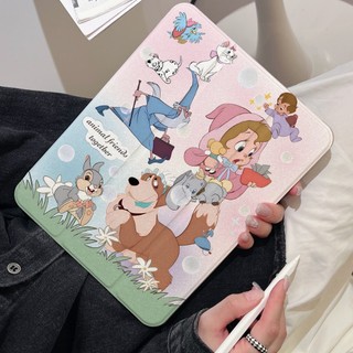 ✨พร้อมส่ง✨เคสiPadหมุน 360° แผ่นหลังอะครีลิ ดิสนีย์ Air7/6 13 Gen12 การ์ตูน caseipad Gen11 Air5 Gen9
