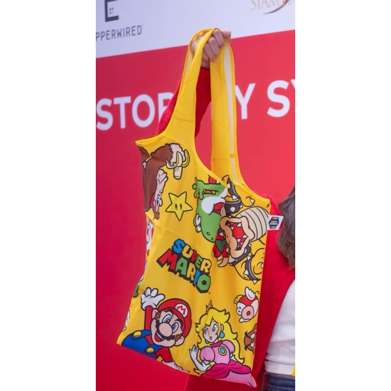 [มือ1 พร้อมส่งด่วน!! ของแท้💯] ถุงผ้า Nintendo Store Thailand ลาย Mario โดย Synnex ของแรร์มีเฉพาะวันเ