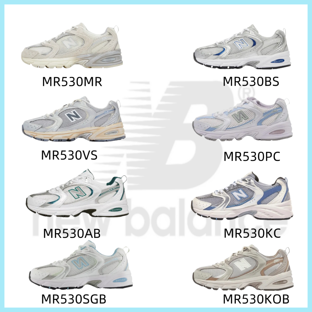 💯ของแท้ 100 % 💯 New Balance NB 530 MR530MR/MR530BS/MR530VS/MR530PC/MR530AB/MR530PC/MR530SGB/MR530KOB