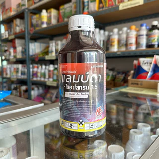 แลมบ์ดา-ไซฮาโลทริน2.5%EC 66 1ลิตร กำจัดเพลี้ย หนอน หวี่ขาว ผีเสื้อขาว บั่ว แมลงบิน เพลี้ยไฟ น๊อคร่วงเร็ว สูตรเย็น