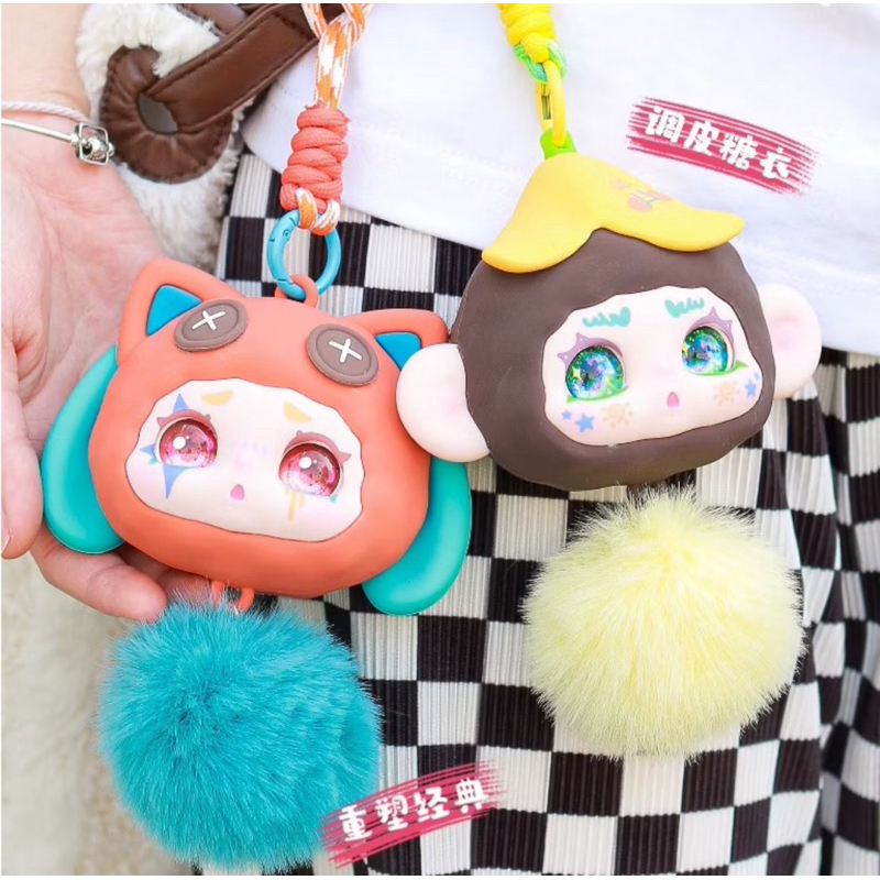 พร้อมส่ง Kimmon น้องเป็นพวงกุญแจเก๋ๆ มีปอมๆ ใส่แอร์พอทได้