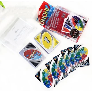 changkid การ์ดเกม UNQHI H2O การ์ดพลาสติก โปร่งแสง กันน้ำ พร้อมกล่องใส่การ์ด
