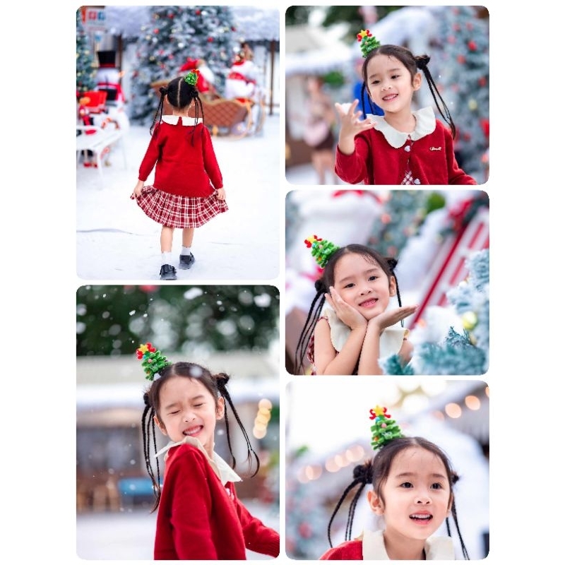 กิ๊บติดผมต้นคริสต์มาส (ราคา/1ชิ้น)