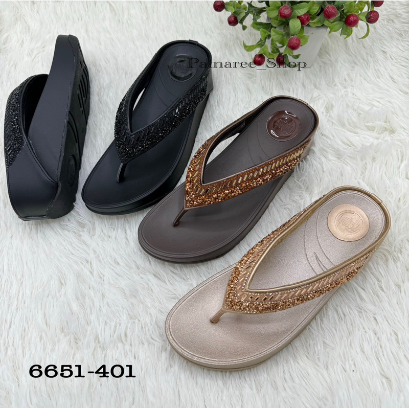 ⭐️พร้อมส่ง⭐️Quick Step รองเท้าเพื่อสุขภาพ รุ่น 6651-401 พื้นสูง 1.5 นิ้ว Size 36-40