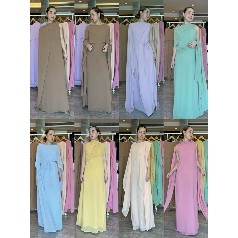 Peaceeveninggown : Everlasting dress พร้อมส่ง เดรสไปงานแต่ง ชุดไปงานแต่ง เดรสไปงาน ชุดเพื่อนเจ้าสาว