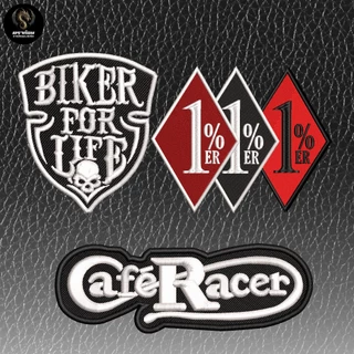 อาร์มปัก ตัวรีดติดเสื้อ มอเตอร์ไซค์ คลาสสิค/โมเดิร์น Motorcycle Patches ปักแน่น เน้นคุณภาพ คุ้มราคา