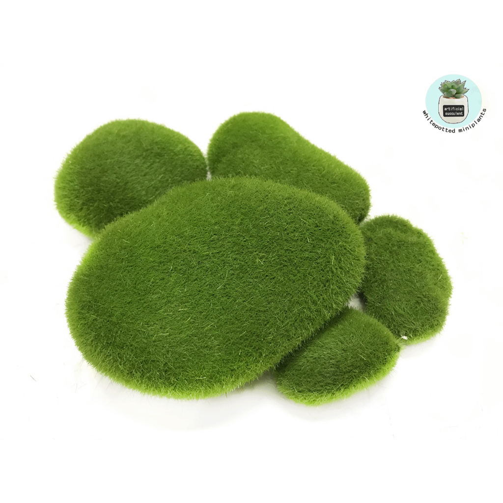 Moss หินมอสปลอม มอสเทียม หญ้าปลอม หญ้าเทียม อุปกรณ์จัดสวนจิ๋ว สวนถาด