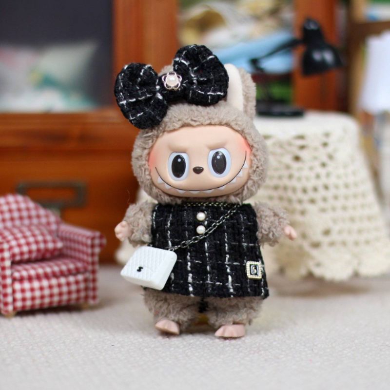 ชุดตุ๊กตา เหมาะสำหรับตุ๊กตาLABUBU V1,V2 ตุ๊กตาผ้า15ซม.พร้อมส่งจากไทย