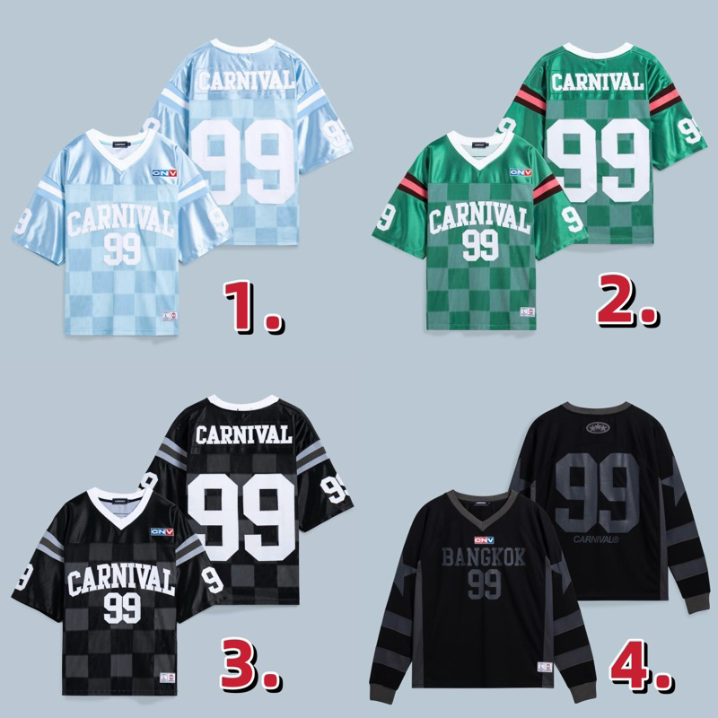 [พร้อมส่ง แท้ ] เสื้อบอล CARNIVAL® Fall/Winter 2024 “LOUDER THAN BOMBS” (Part.2) มือ1